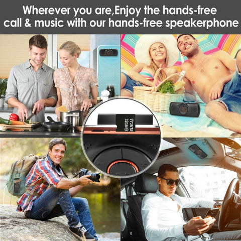 T826 Car Bluetooth Wireless MP3 Player FM Player for Sun Visor, T826