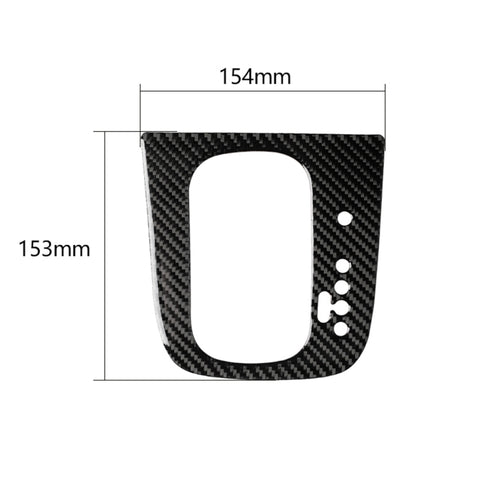 Carbon Fiber Car Gear A Decorative Sticker for Volkswagen Golf 6 2008-2012, Right Driving, Gear A, Right Driving