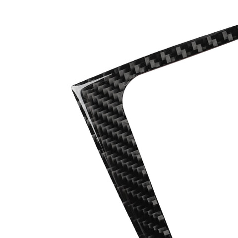 Carbon Fiber Car CD Panel Decorative Sticker for Volkswagen Golf 6 2008-2012, CD Panel