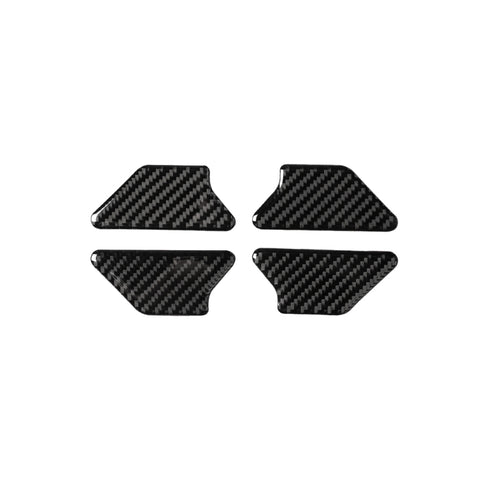 Carbon Fiber Car Inner Door Bowl Panel Decorative Sticker for Volkswagen Golf 6 2008-2012, Inner Door Bowl Panel