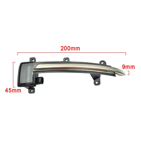 1 Pair For Audi TT MK2 2007-2014 Car Dynamic LED Turn Signal Light Rearview Mirror Flasher Water Blinker, For Audi TT MK2 2007-2014