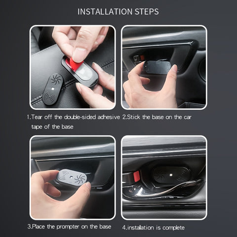 Car Door Opener Alarm Automatic Induction Voice LED Prompt Light, Door Opener Alarm
