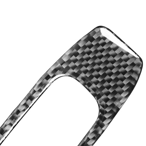 Car Carbon Fiber Skylight Handle Decorative Sticker for Mitsubishi Lancer EVO (DE/ES) 2008-2015, Left and Right Drive Universal, Skylight Handle (DE/ES)