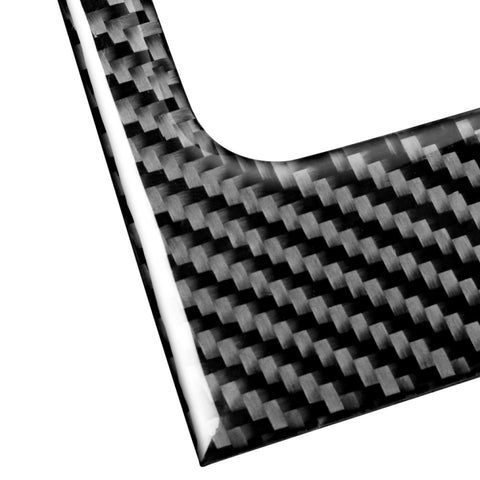 Car Carbon Fiber Storage + Gear Decorative Sticker for Mitsubishi Lancer EVO (Only GT / GTS) 2010-2015, Left and Right Drive Universal, Storage + Gear