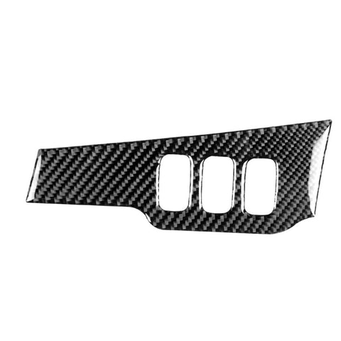 Car Carbon Fiber Dimming Control Panel Decorative Sticker for Mitsubishi Lancer EVO 2008-2015, Right Drive, Dimming Control Panel, Right Drive