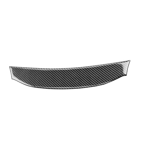 Car Carbon Fiber Navigation System Cover Decorative Sticker for Mitsubishi Lancer EVO 2008-2015, Left and Right Drive Universal, Navigation System Cover