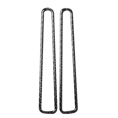 2 PCS Car Carbon Fiber Defogging of Window Air Outlet Decorative Sticker for Nissan GTR R35 2008-2020, Left and Right Drive Universal, Defogging of Window Air Outlet