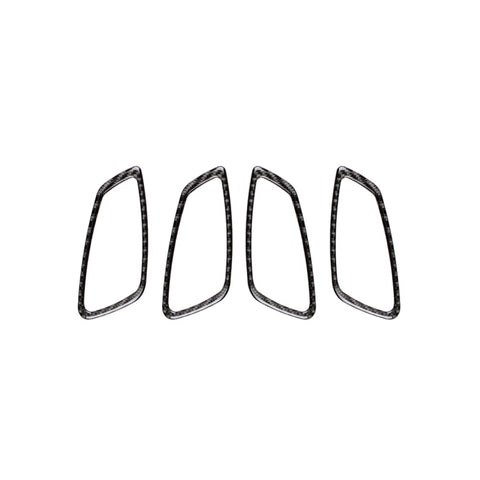 Carbon Fiber Car Door Handle Decorative Sticker for BMW E90 / 320i / 318i / 325i, Door Handle