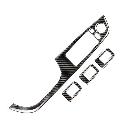 4 PCS Carbon Fiber Car Left Driving Lifting Panel Decorative Sticker with Folding for BMW E90 / 320i / 325i, Diameter: 37.8cm, Diameter: 37.8cm