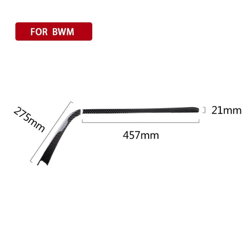 Carbon Fiber Car Copilot Central Control Decorative Sticker for BMW F30 2013-2018 / F34 2013-2018, Sutible for Left Driving, Copilot Central Control