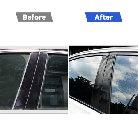 Car Carbon Fiber B Pillar Decorative Sticker for BMW X3 F25 2011-2017, Left and Right Drive Universal, For BMW X3 F25 2011-2017