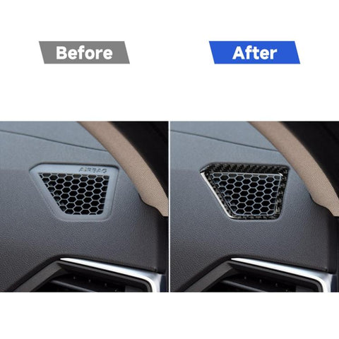 Car Carbon Fiber Instrument Air Outlet Decorative Sticker for BMW 3 Series G20/G28/325Li/330d/335 2019-2020, Right Drive, Instrument Air Outlet