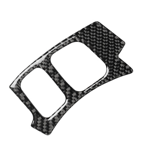 Car Carbon Fiber Steering Wheel Button Decorative Sticker for Lexus NX200 / 200t / 300h 2014-2021, Left and Right Drive Universal, Steering Wheel Button