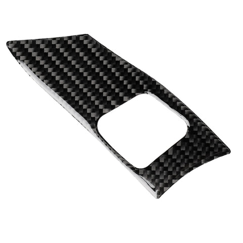 Car Carbon Fiber Steering Wheel Button A Decorative Sticker for Lexus IS250 300 350C 2006-2012, Left and Right Drive Universal, Steering Wheel Button A
