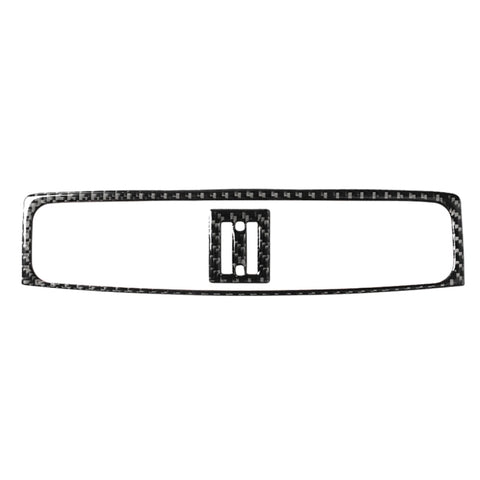 Car Carbon Fiber Middle Air Outlet Decorative Sticker for Lexus IS250 300 350C 2006-2012, Left and Right Drive Universal, Middle Air Outlet