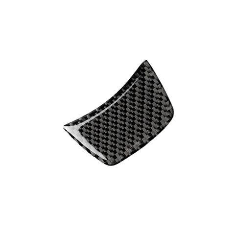 Car Carbon Fiber Steering Wheel Decorative Sticker for Audi A6 S6 C7 A7 S7 4G8 2012-2018, Left and Right Drive Universal, Steering Wheel