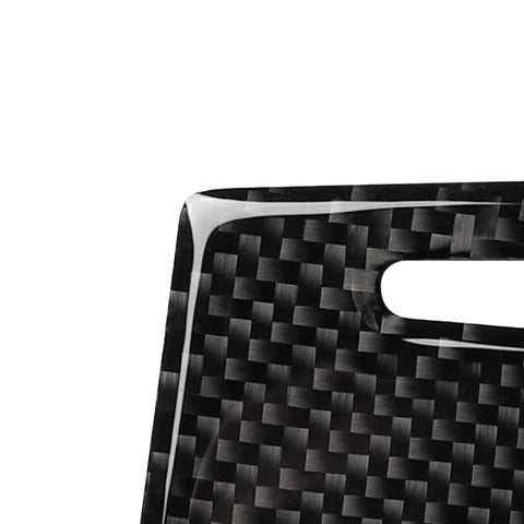 Car Carbon Fiber Water Cup Cover Decorative Sticker for Audi A6 2005-2011, Left and Right Drive Universal, Water Cup Cover