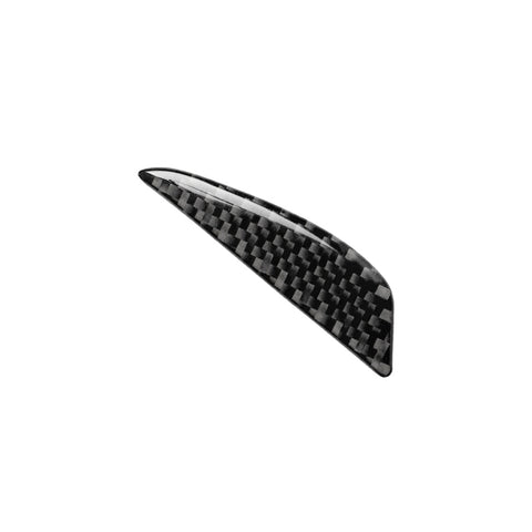 Car Carbon Fiber German Flag Pattern Anti-collision Sticker for Audi TT, Left and Right Drive Universal, Anti-collision
