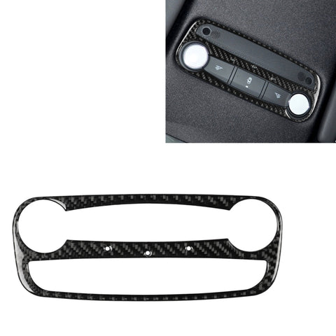 Car Carbon Fiber Reading Light Decorative Sticker for Audi TT 8n 8J MK123 TTRS 2008-2014, Left and Right Drive Universal, Reading Light