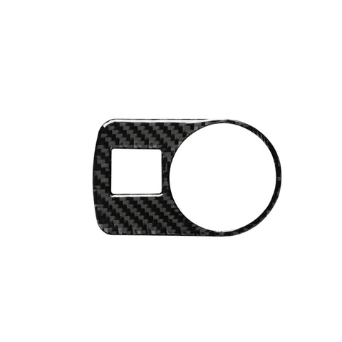 Car Carbon Fiber Headlight Switch Decorative Sticker for Audi TT 8n 8J MK123 TTRS 2008-2014, Right Drive, Headlight Switch, Right Drive