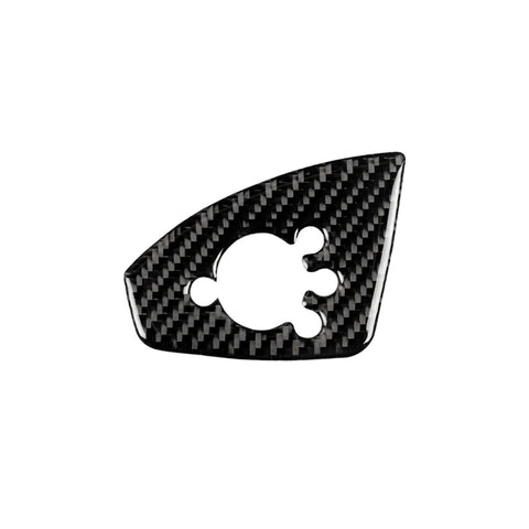 Car Carbon Fiber Door Button Decorative Sticker for Audi TT 8n 8J MK123 TTRS 2008-2014, Right Drive, B Style, Door Button, Right Drive B