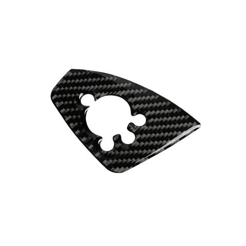 Car Carbon Fiber Door Button Decorative Sticker for Audi TT 8n 8J MK123 TTRS 2008-2014, Right Drive, B Style, Door Button, Right Drive B