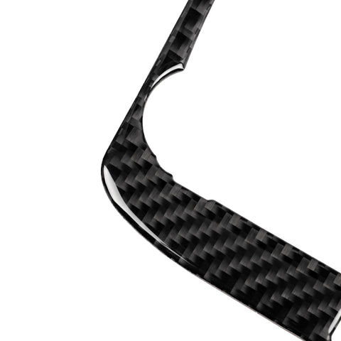 Car Carbon Fiber Air Conditioning CD Panel Decorative Sticker for Audi TT 8n 8J MK123 TTRS 2008-2014, Left and Right Drive Universal, B Style, Air Conditioning CD Panel B