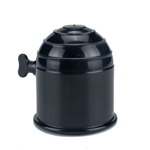 50mm Black Plastic Car Truck Tow Ball Cover Cap Towing Hitch Trailer Towball Protection, Black