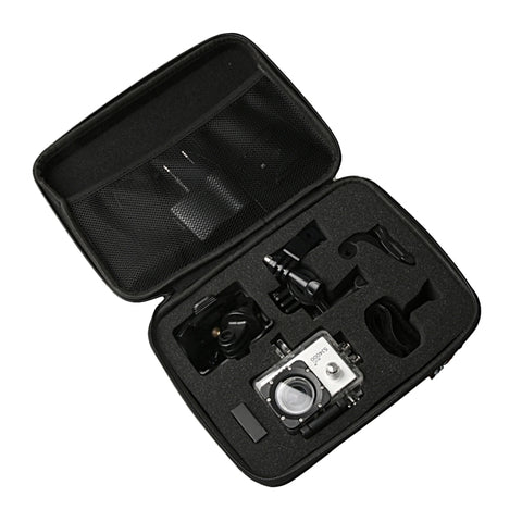 Portable Shockproof Shatter-resistant Wear-resisting Camera Bag Carrying Travel Case for SJCAM SJ4000 / SJ5000 / SJ6000 / SJ7000 / SJ8000 / SJ9000 Sport Action Camera & Selfie Stick and Other Accessories, Size: 22 * 16 * 6 cm, Size: 22x16 x6cm