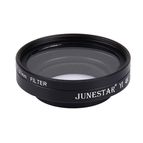 JUNESTAR for Xiaomi Xiaoyi Yi II 4K Sport Action Camera Proffesional 37mm UV Filter + Lens Protective Cap, UV Filter+Lens Cap