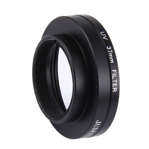 JUNESTAR for Xiaomi Xiaoyi Yi II 4K Sport Action Camera Proffesional 37mm UV Filter + Lens Protective Cap, UV Filter+Lens Cap