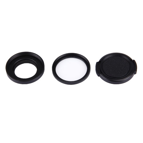 JUNESTAR for Xiaomi Xiaoyi Yi II 4K Sport Action Camera Proffesional 37mm UV Filter + Lens Protective Cap, UV Filter+Lens Cap