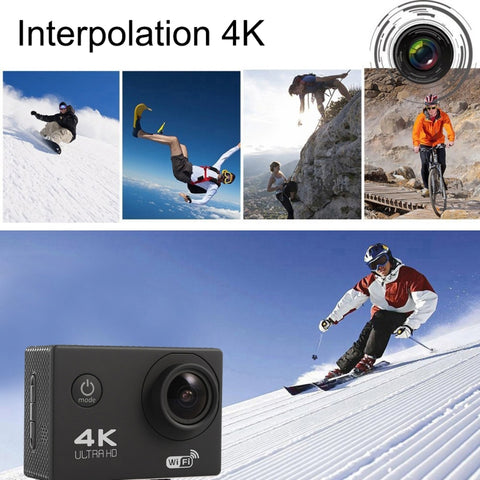F60 2.0 inch Screen 170 Degrees Wide Angle WiFi Sport Action Camera Camcorder with Waterproof Housing Case, Support 64GB TF Card, F60 (Yellow), F60 (White), F60 (Silver), F60 (Magenta), F60 (Blue), F60 (Gold), F60 (Black)