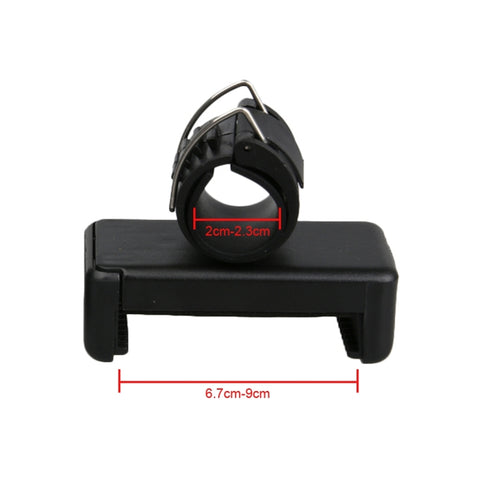 Mobile Phone Clip Holder for GoPro & SJCAM & Xiaoyi Handheld Selfie Monopod, Small Clip Port Diameter: 2cm-2.3cm, Diameter: 2cm-2.3cm