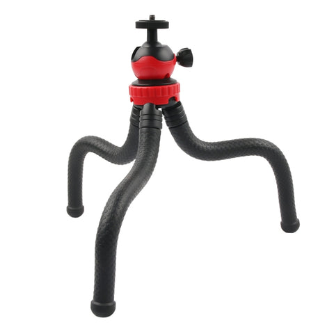Mini Octopus Flexible Tripod Holder with Phone Clamp for iPhone, Galaxy, Huawei, DJI, Insta360, GoPro and Other Action Cameras, GP271