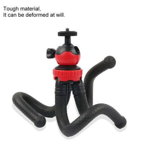 Mini Octopus Flexible Tripod Holder with Phone Clamp for iPhone, Galaxy, Huawei, DJI, Insta360, GoPro and Other Action Cameras, GP271
