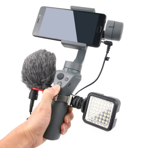 Mini Tripod Mount + Flashlight Extension Bracket  for DJI OSMO Mobile 2, Tripod+Bracket For DJI OSMO Mobile 2