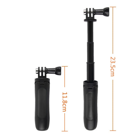 GP446 Multifunctional Mini Fixed Tripod for DJI, Insta360, GoPro and Other Action Cameras, GP446 (Black), GP446 (Grey), GP446 (Blue), GP446 (Red)