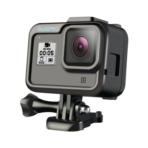 RUIGPRO for GoPro HERO8 Black Standard Border PC ABS Frame Mount Protective Case