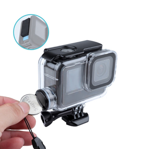 For GoPro HERO10 Black / HERO9 Black 30m Charging Waterproof Housing Case with Buckle Basic Mount & Screw, For GoPro HERO9 Black / Charging
