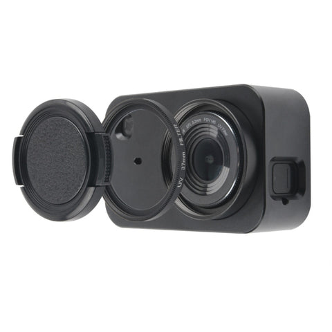 Housing Shell Aluminum Alloy Protective Cage with 37mm Filter Lens & Lens Cap & Screw for Xiaomi Mijia Small Camera
