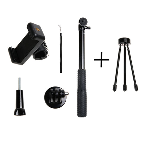 30-93cm Grip Foldable Tripod Holder Multi-functional Selfie Stick Monopod for DJI, Insta360, GoPro and Other Action Cameras, Phones, Length: 30-93cm