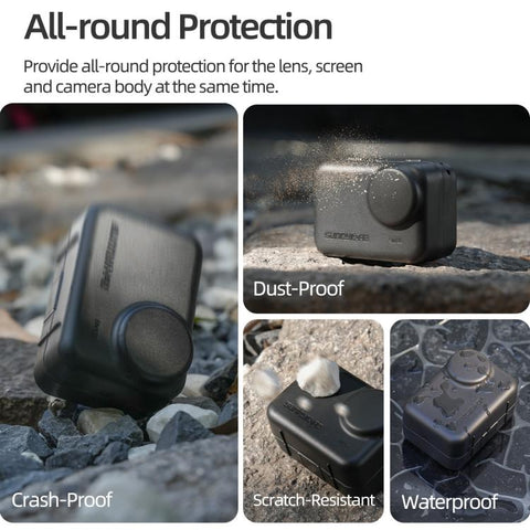 For Insta360 GO Ultra Sunnylife Portable Protective Case Shock-proof Dust-proof Storage Box with Lanyard, For Insta360 GO Ultra