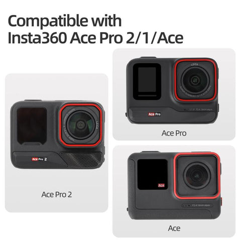 For Insta360 Ace / Ace Pro 2 / 1 Sunnylife Portable Protective Case Shock-proof Dust-proof Storage Box with Lanyard, For Insta360 Ace / Ace Pro 2 / 1