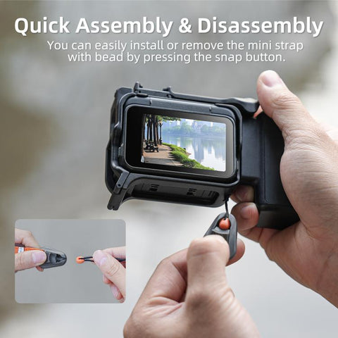 Sunnylife Universal Quick-Release Wrist Strap Adjustable Wrist Lanyard Soft Safe Rope for Action Camera