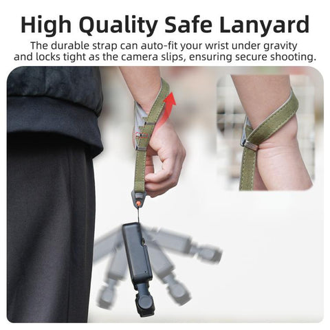 Sunnylife Universal Quick-Release Wrist Strap Adjustable Wrist Lanyard Soft Safe Rope for Action Camera