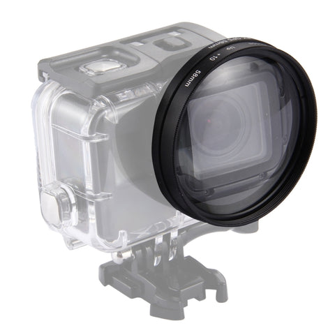 58mm 2 in 1 10X Close-Up Lens Filter for GoPro HERO7 Black/6 /5, 58mm Close-Up Lens