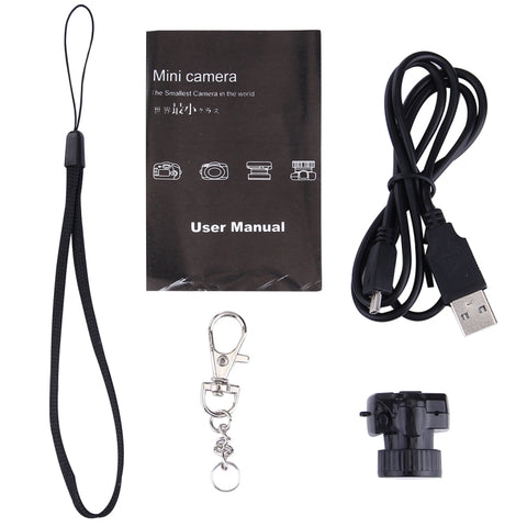 Y2000 HD Outdoor Sports Ultra-Mini DV Pocket Digital Video Recorder Camera Camcorder, Support Max 32GB TF Card(Black), Y2000