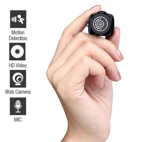Y2000 HD Outdoor Sports Ultra-Mini DV Pocket Digital Video Recorder Camera Camcorder, Support Max 32GB TF Card(Black), Y2000