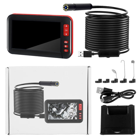 P20 4.3 Inch Screen Display HD1080P Inspection Endoscope with 8 LEDs, Length: 2m, Lens Diameter: 8mm, Hard Line, Length: 2m, Hard Line